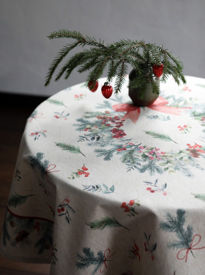 Tablecloth "Christmas wreath"