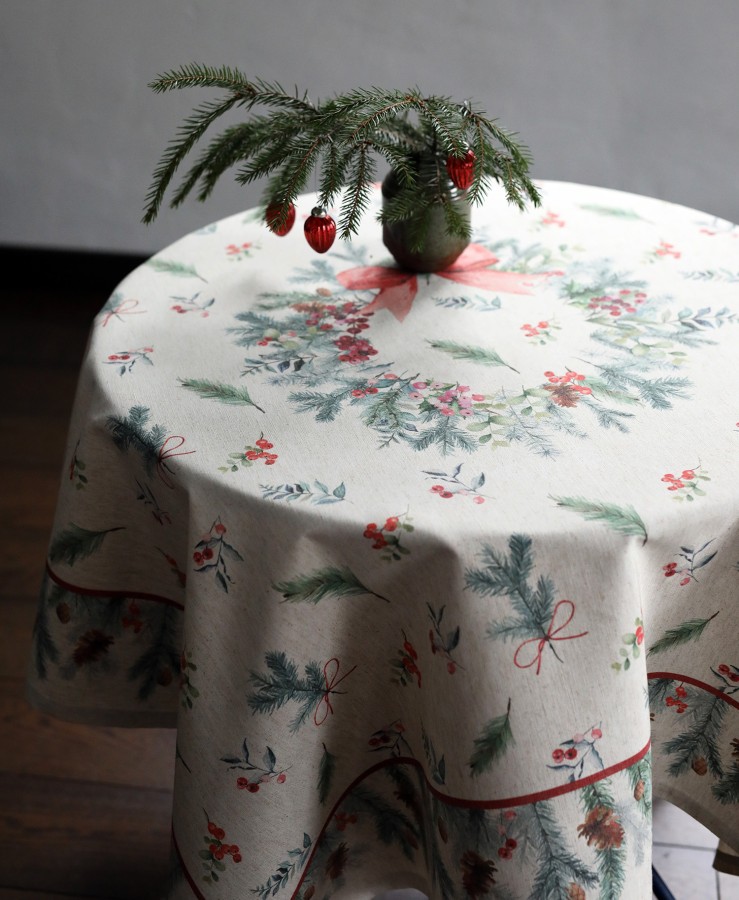 Tablecloth "Christmas wreath"
